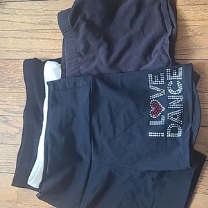 Set of 4 girls dance shorts